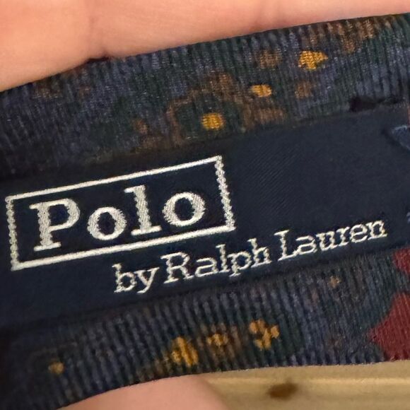 Polo Ralph Lauren Handmade In Italy Silk Paisley Print Tie - Picture 4 of 8